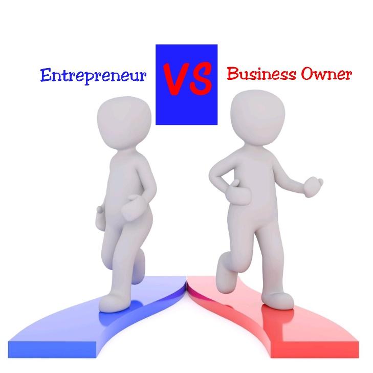 A person is standing on the same side as an entrepreneur.